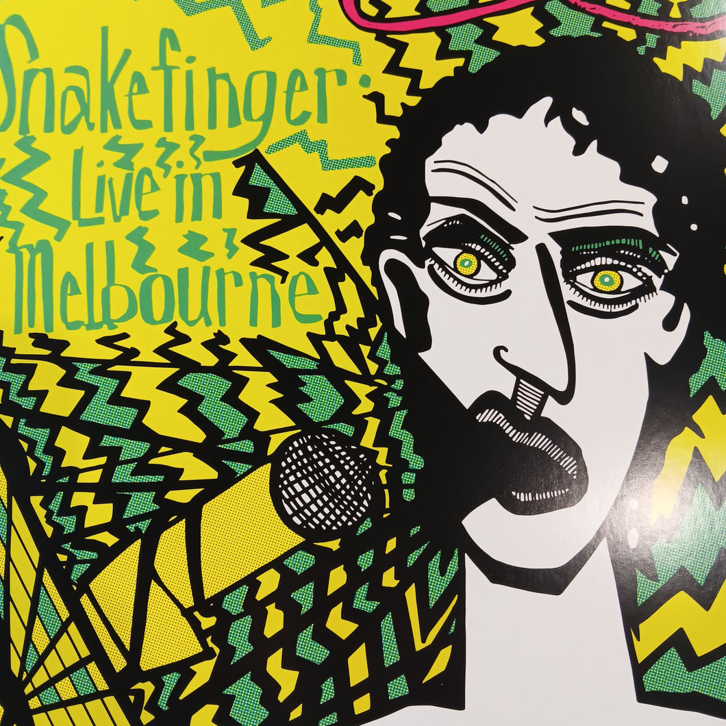 SNAKEFINGER - LIVE IN MELBOURNE(NEON MAGENTA COLOURED) (2LP) (USED VINYL 2019 EURO M-/M-)