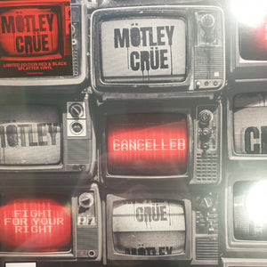 MOTLEY CRUE - CANCELLED (RED AND BLACK SPLATTER COLOURED) VINYL