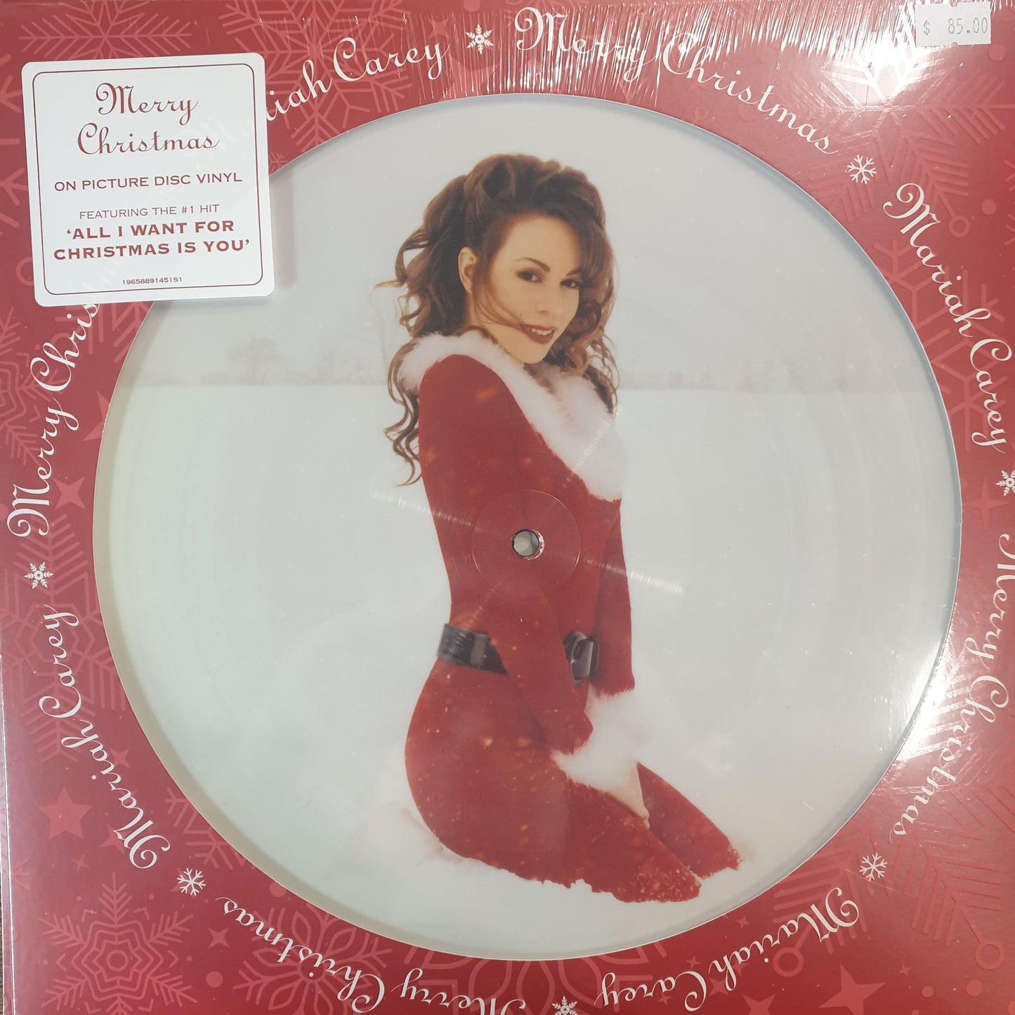 MARIAH CAREY - MERRY CHRISTMAS (30TH ANNIVERSARY) (PIC DISC) VINYL