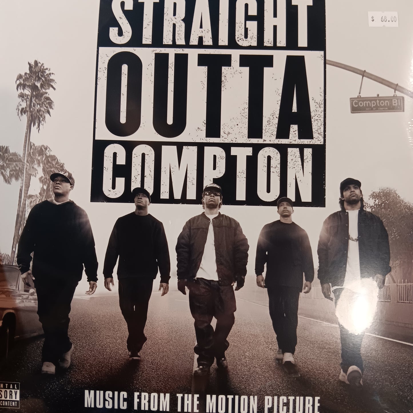 N.W.A. - STRAIGHT OUTTA COMPTON O.S.T. (2LP) VINYL
