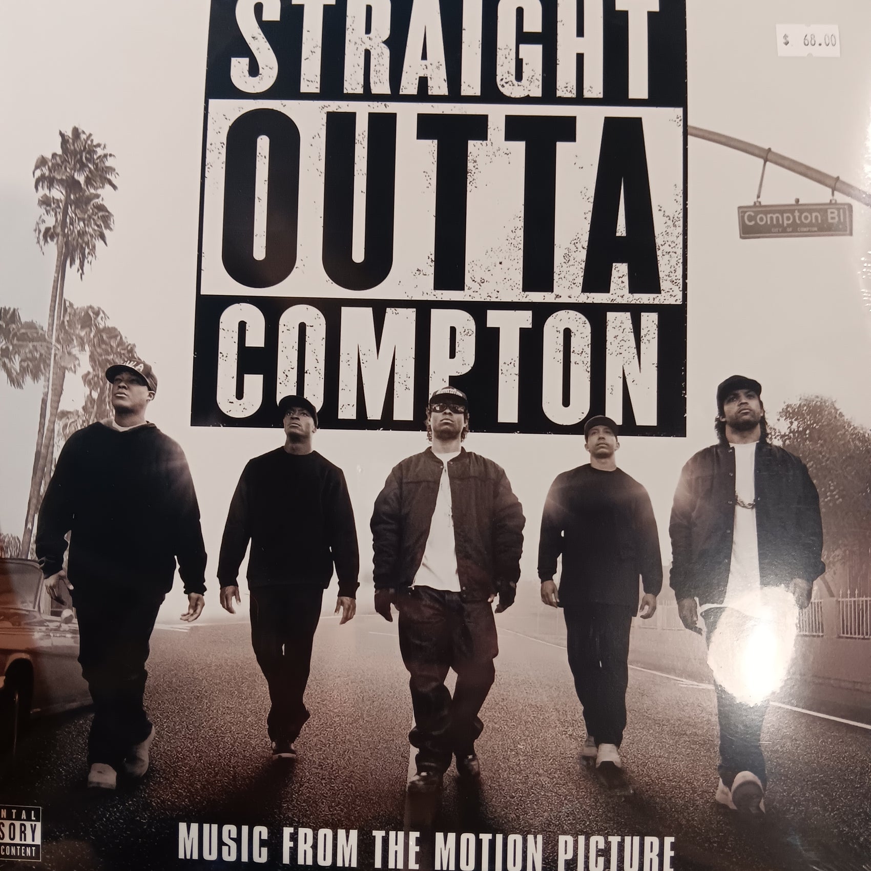 N.W.A. - STRAIGHT OUTTA COMPTON O.S.T. (2LP) VINYL