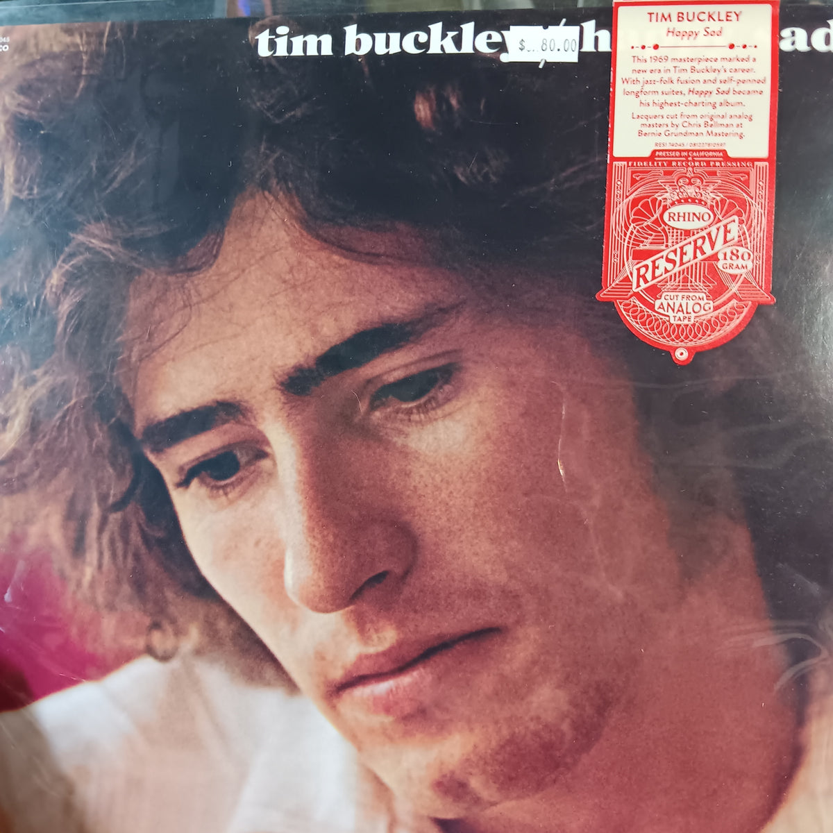 Tim Buckley Happy Sad Rhino Reserve Pressing Vinyl Grevillerecords