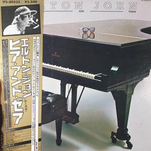 ELTON JOHN - HERE AND THERE (USED VINYL 1976 JAPANESE EX+/EX)