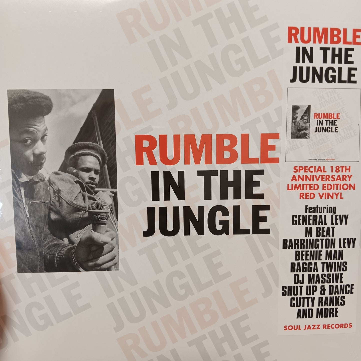 VARIOUS ARTISTS - SOUL JAZZ PRESENTS: RUMBLE IN THE JUNGLE (RED COLOURED) (2LP) RSD 2025 VINYL