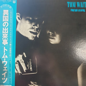 TOM WAITS - FOREIGN AFFAIRS (USED VINYL 1977 JAPANESE M-/M-)