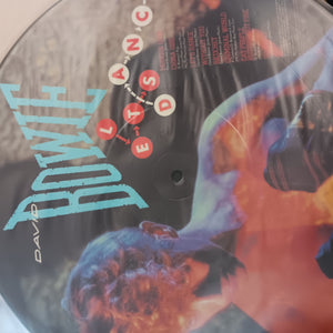 DAVID BOWIE - LETS DANCE (PIC DISC) (USED VINYL 1983 UK/EURO M- M-)