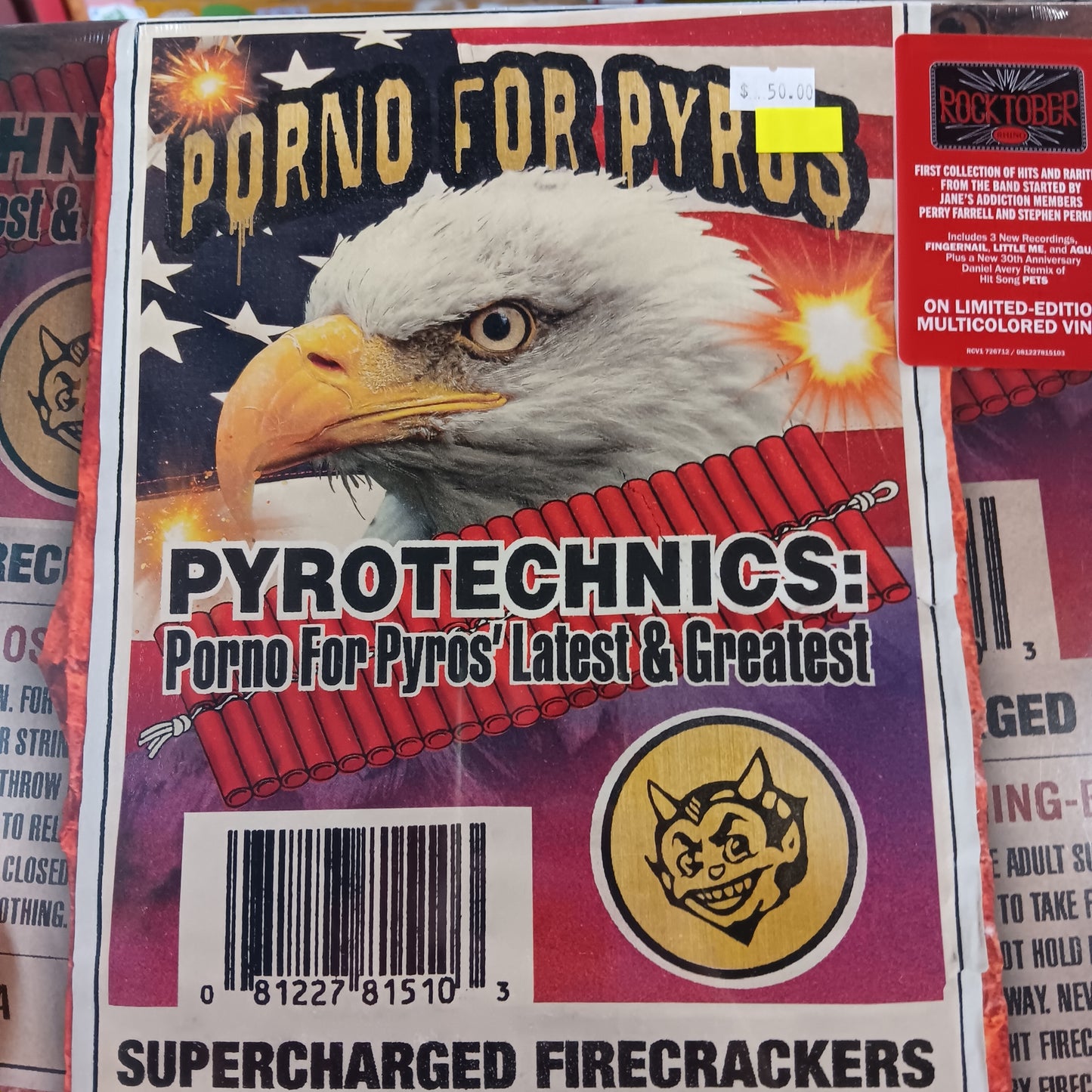 PORNO FOR PYROS - PYROTECHNICS: LATEST AND GREATEST (MULTI-COLOURED) VINYL