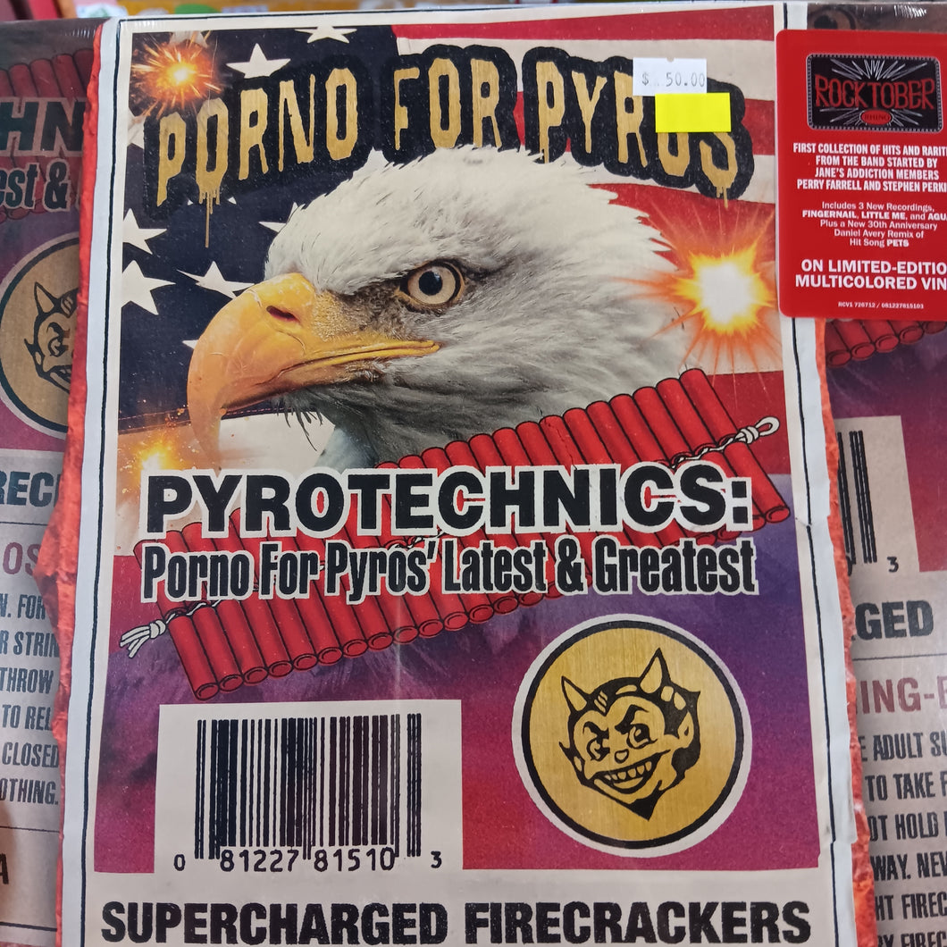 PORNO FOR PYROS - PYROTECHNICS: LATEST AND GREATEST (MULTI-COLOURED) VINYL