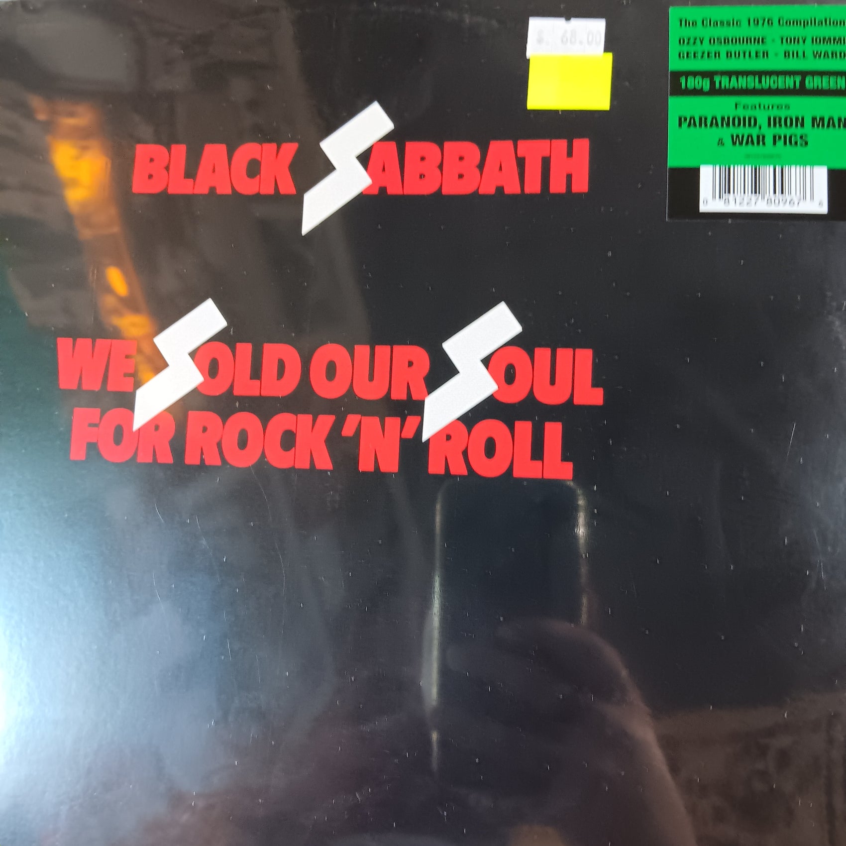 BLACK SABBATH - WE SOLD OUR SOUL FOR ROCK AND ROLL (GREEN COLOURED) VINYL