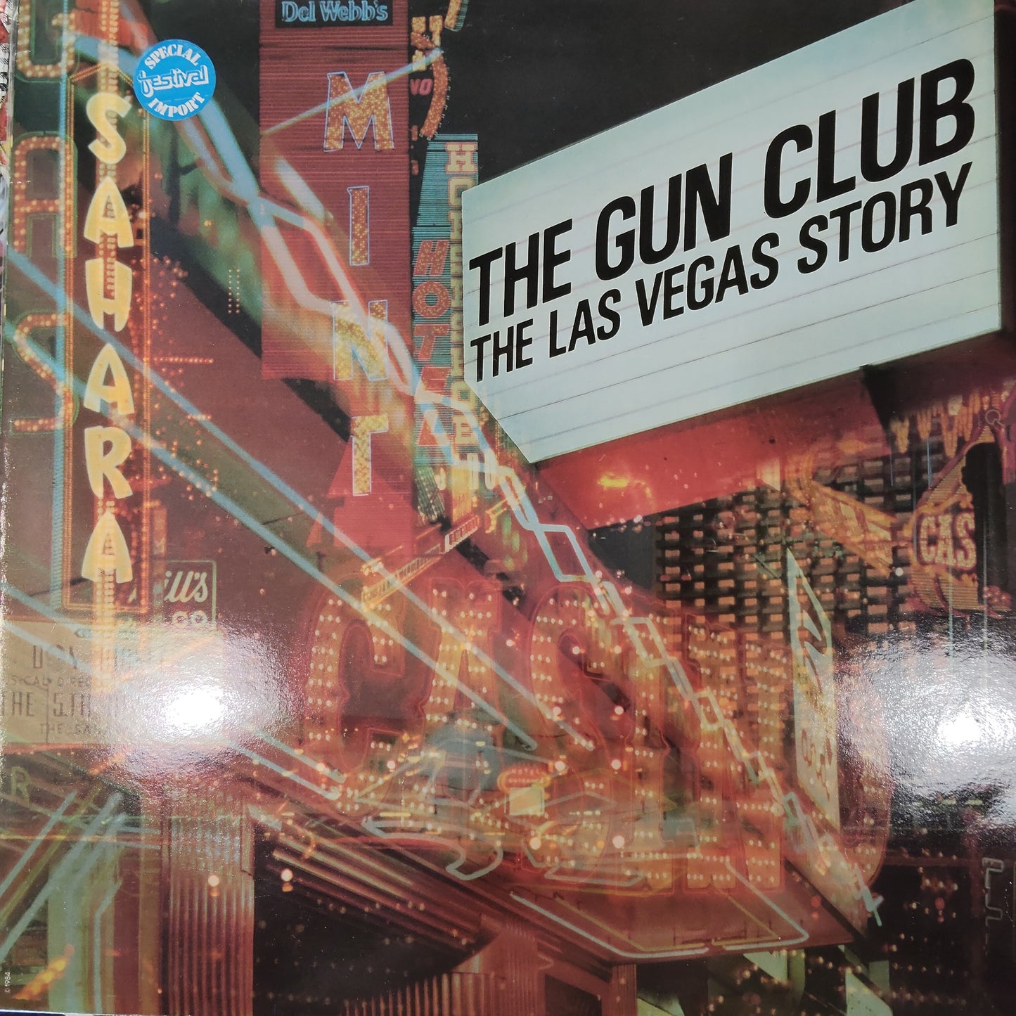 GUN CLUB - THE LAS VEGAS STORY (USED VINYL 1984 U.K. FIRST PRESSING M- M-)