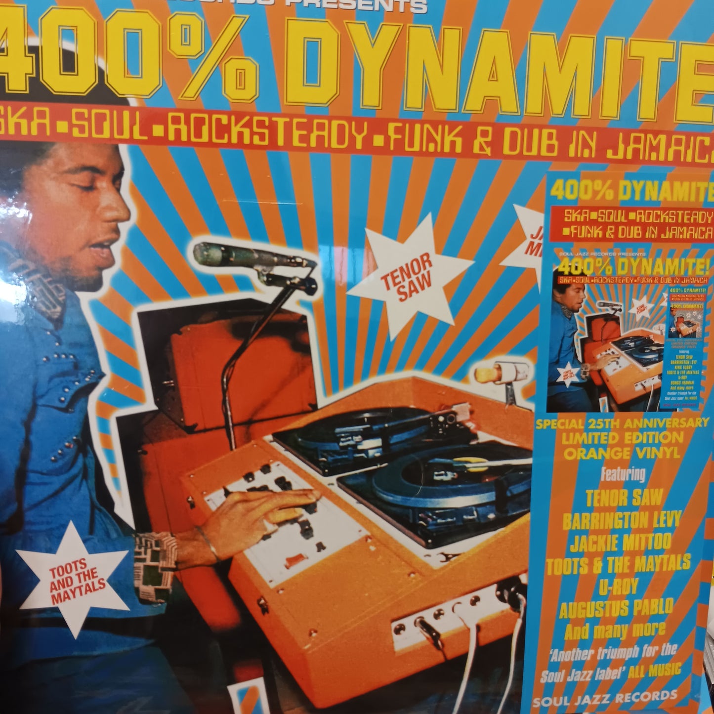 VARIOUS ARTISTS - SOUL JAZZ PRESENTS: 400% DYNAMITE! (ORANGE COLOURED) (2LP) RSD 2025 VINYL
