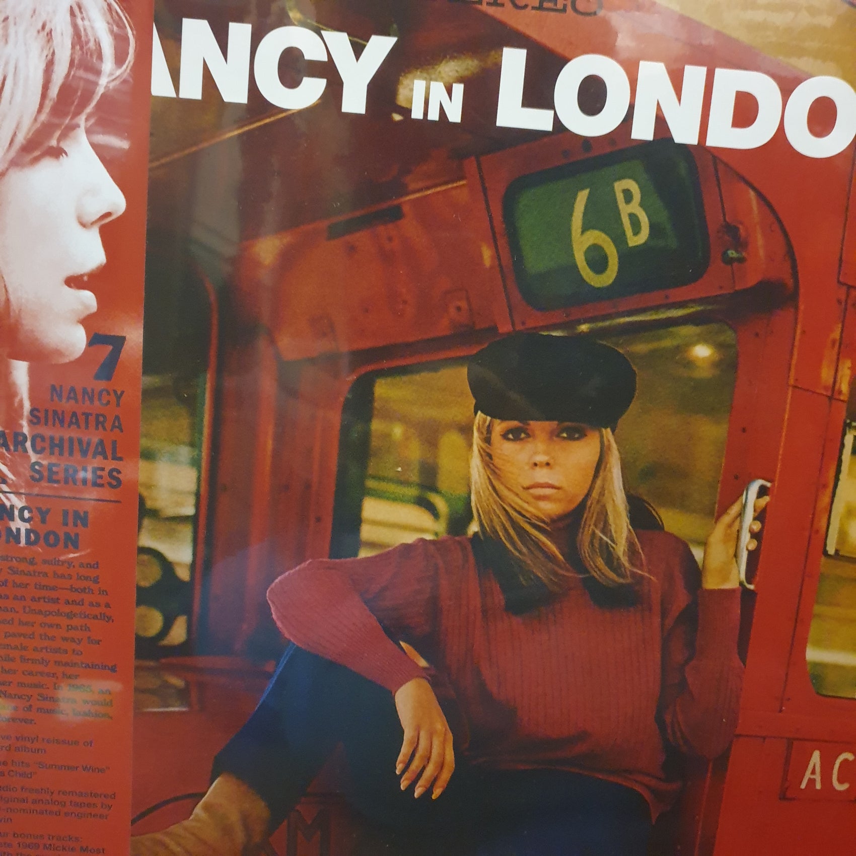 NANCY SINATRA - NANCY IN LONDON (SUMMER WINE RED COLOURED) VINYL