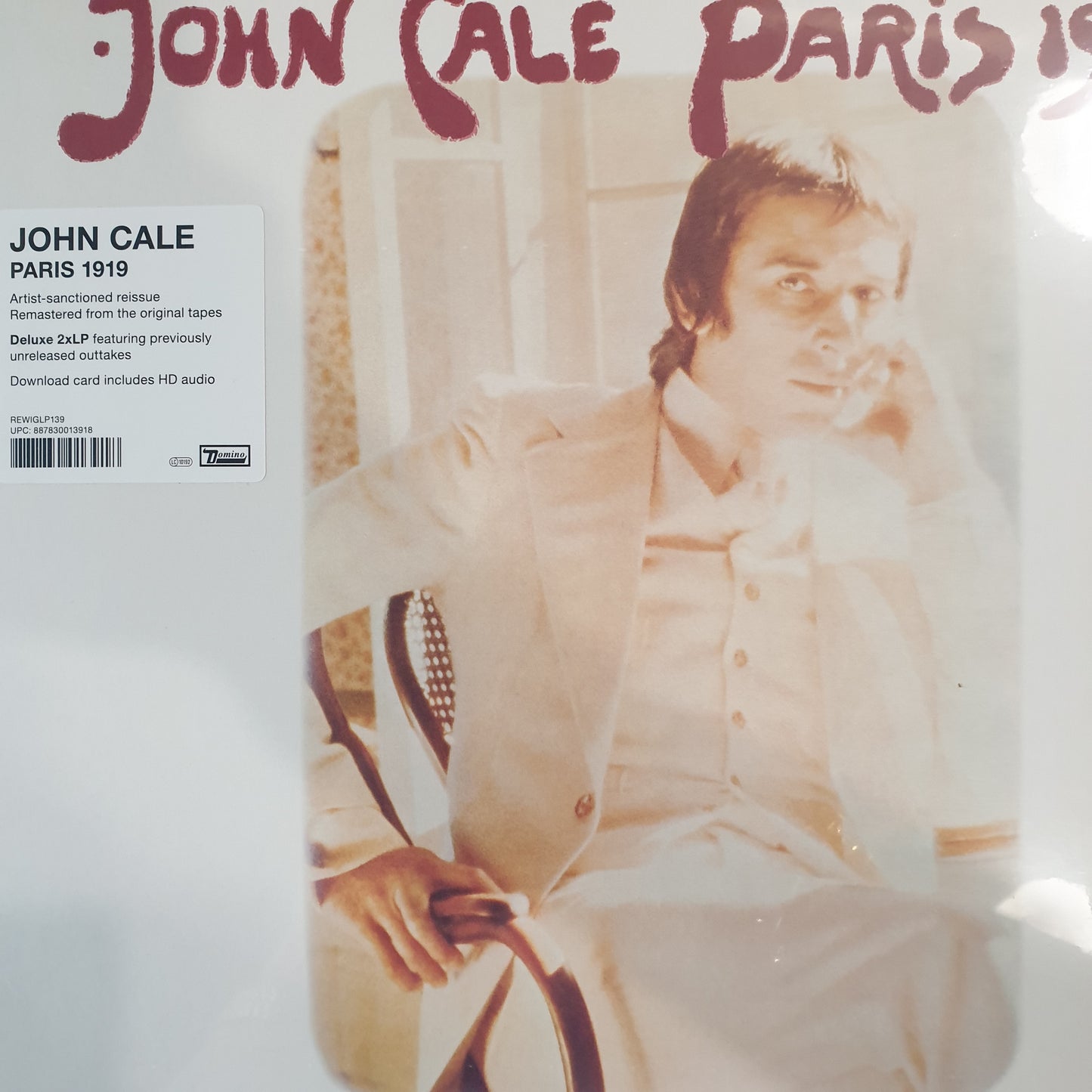 JOHN CALE - PARIS 1919 (2LP) VINYL