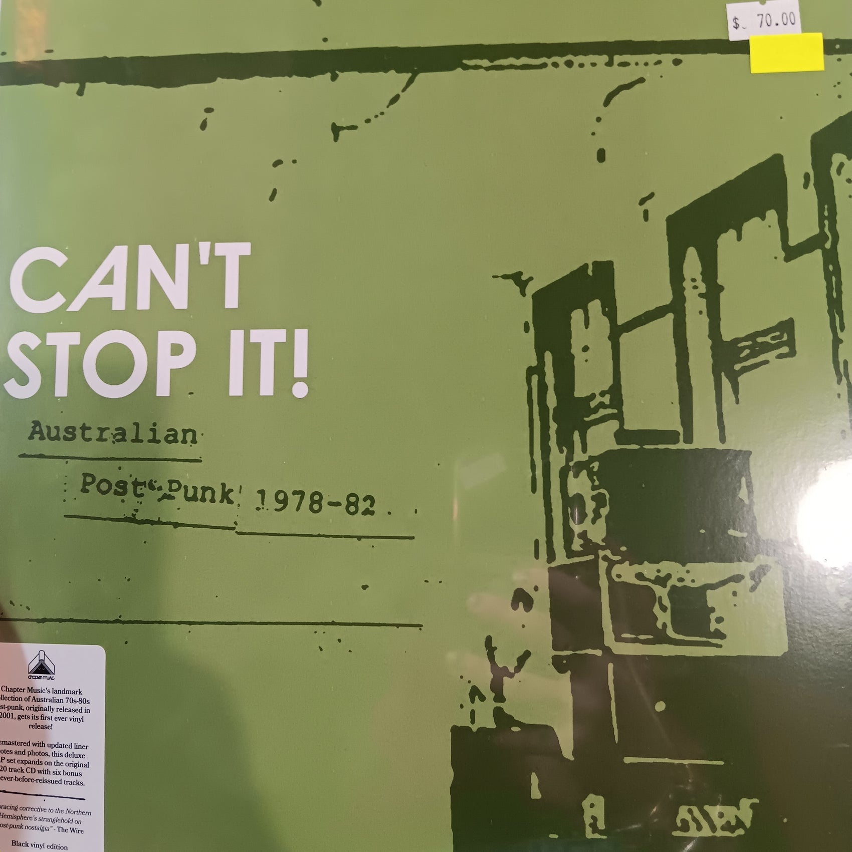 VARIOUS ARTISTS - CANT STOP IT: AUSTRALIAN POST PUNK 1978-1982 (2LP) VINYL