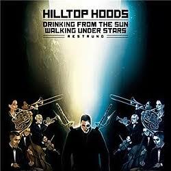 HILLTOP HOODS - DRINKING FROM THE SUN WALKING UNDER STARS RESTRUNG: TENTH ANNIVERSARY (BLUE AND YELLOW COLOURED) (3LP) VINYL