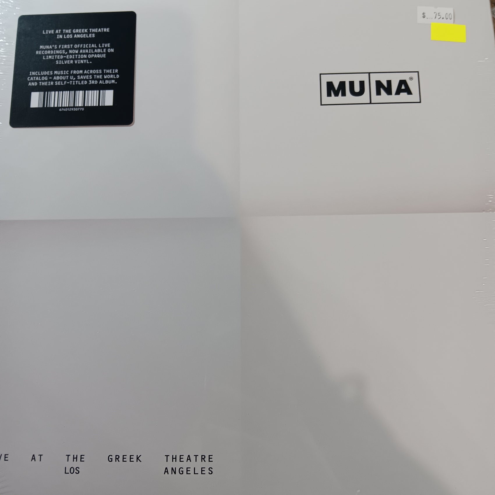MUNA - LIVE AT THE GREEK THEATRE (SILVER COLOURED) (2LP) VINYL