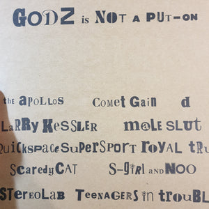 VARIOUS ARTISTS - GODZ NOT A PUT ON (LP+7") (USED VINYL 1996 UK M-/M-)