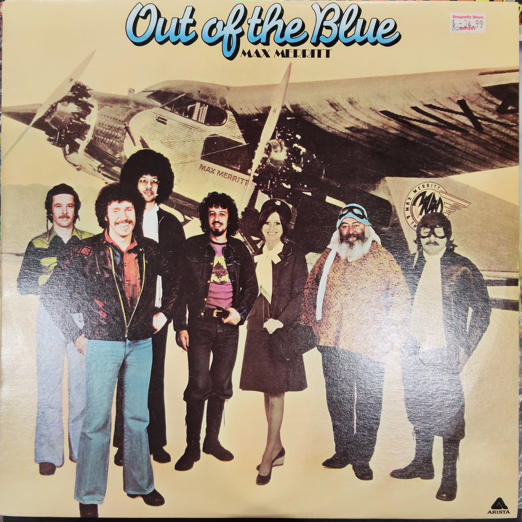 MAX MERRITT - OUT OF THE BLUE (USED VINYL 1976 AUS M- M-)