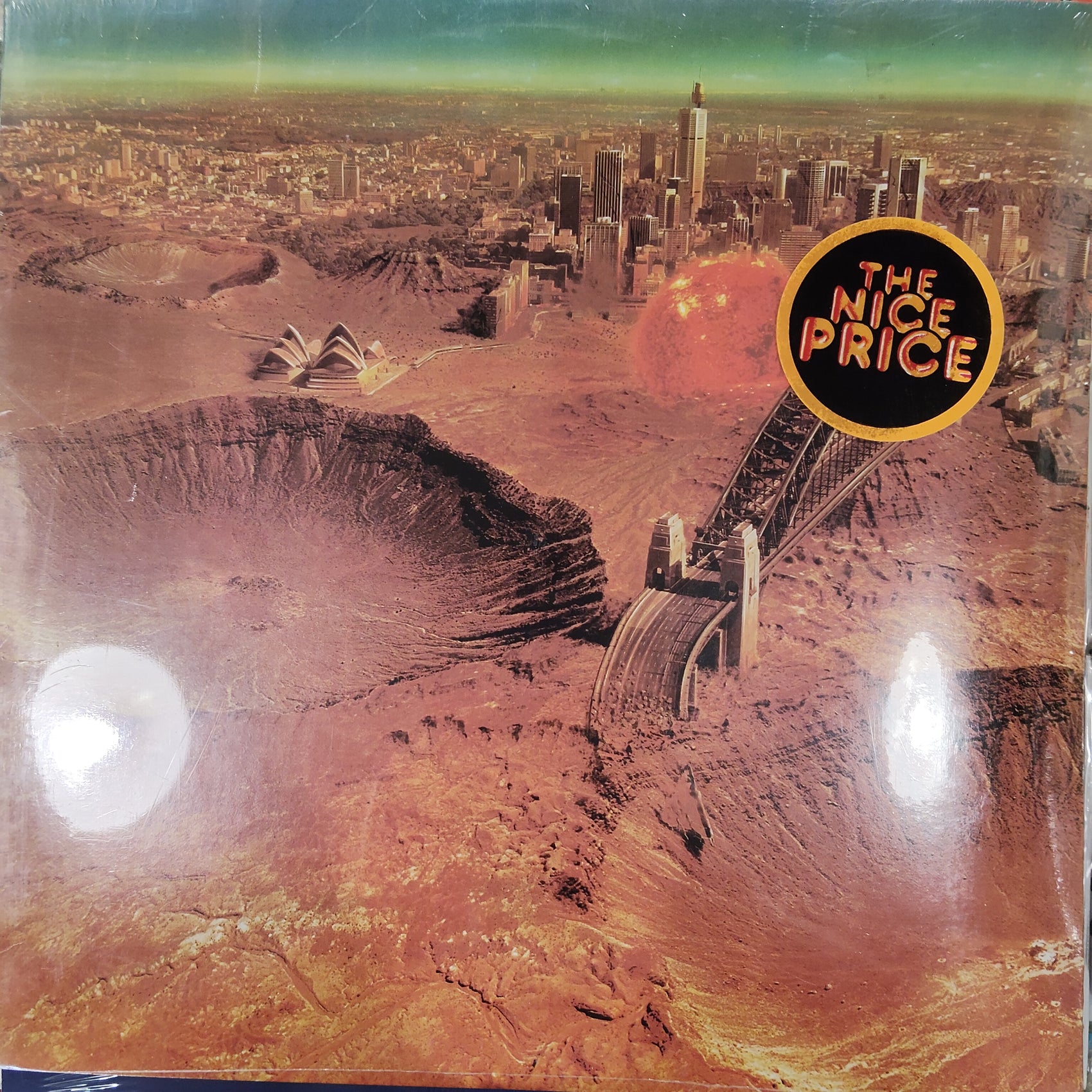 MIDNIGHT OIL - RED SAILS IN THE SUNSET (USED VINYL 1985 U.S. STILL SEALED)