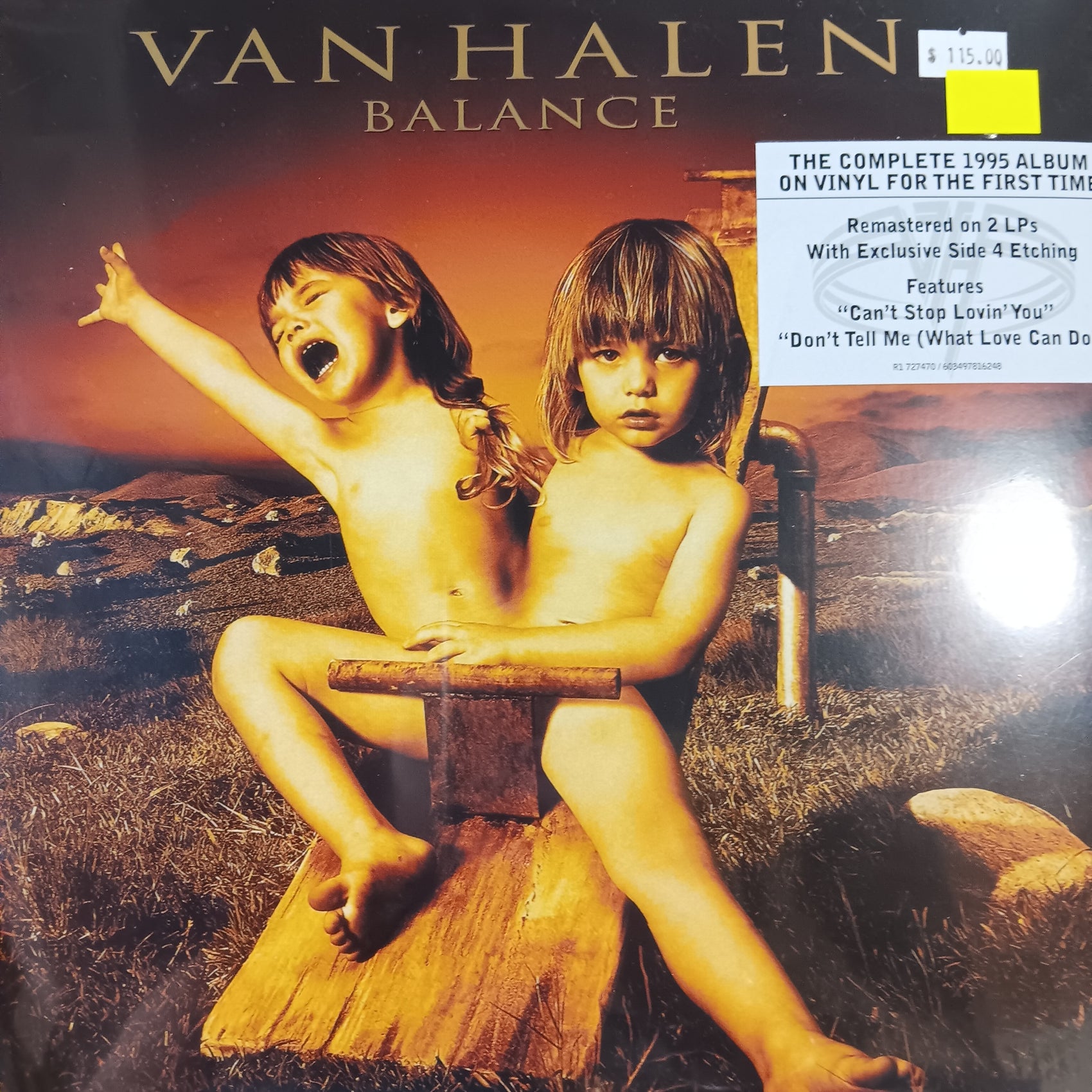 VAN HALEN - BALANCE (2LP) VINYL