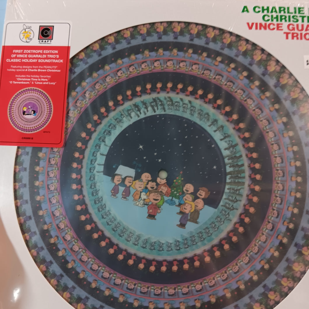 VINCE GUARALDI - A CHARLIE BROWN CHRISTMAS (ZOETROPE PIC DISC) VINYL