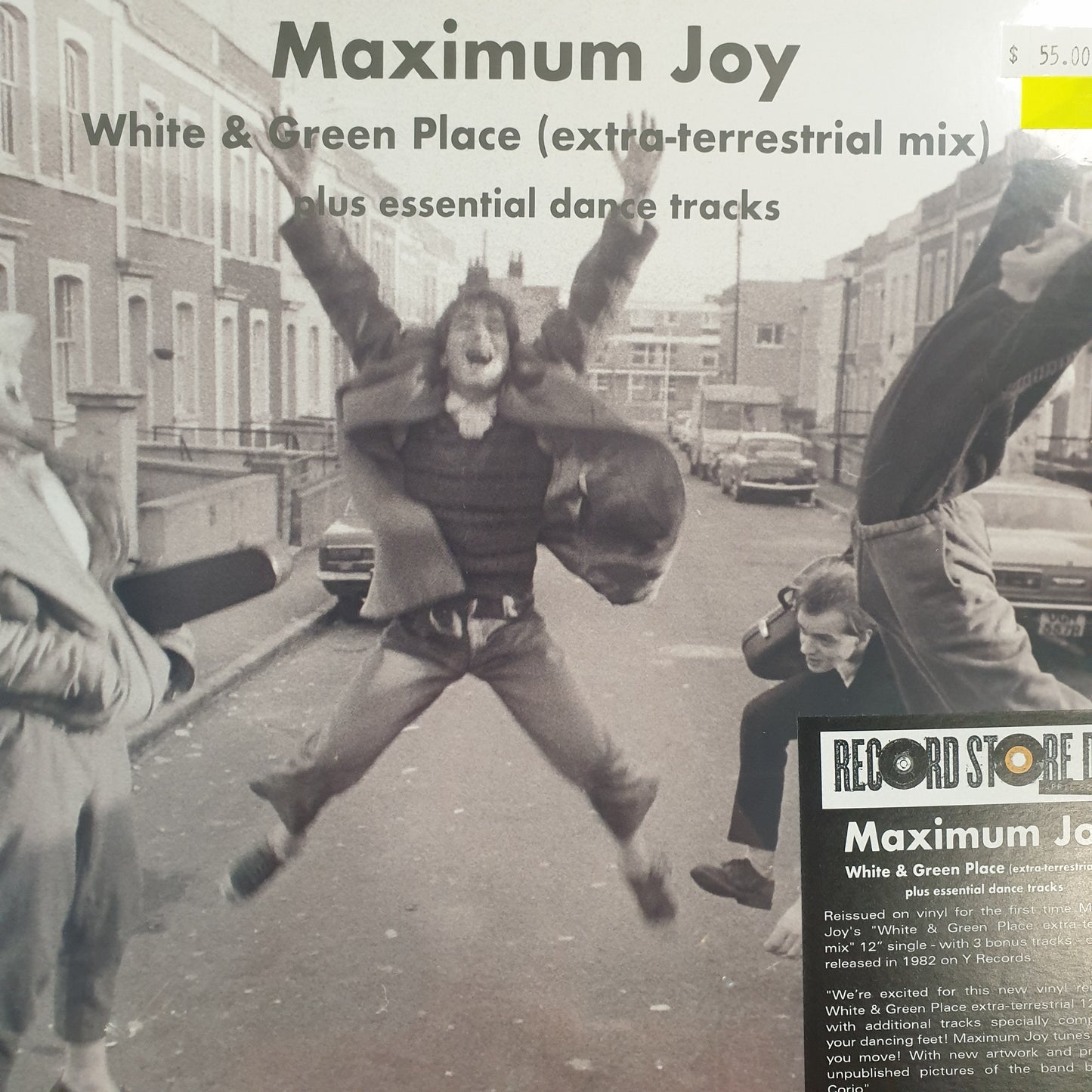 MAXIMUM JOY - WHITE AND GREEN PLACE (EXTRA-TERRESTRIAL MIX) VINYL