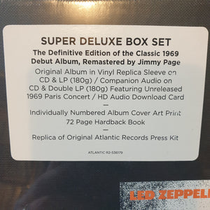 LED ZEPPELIN - I (3LP+2CD) SUPER DELUXE BOX SET VINYL