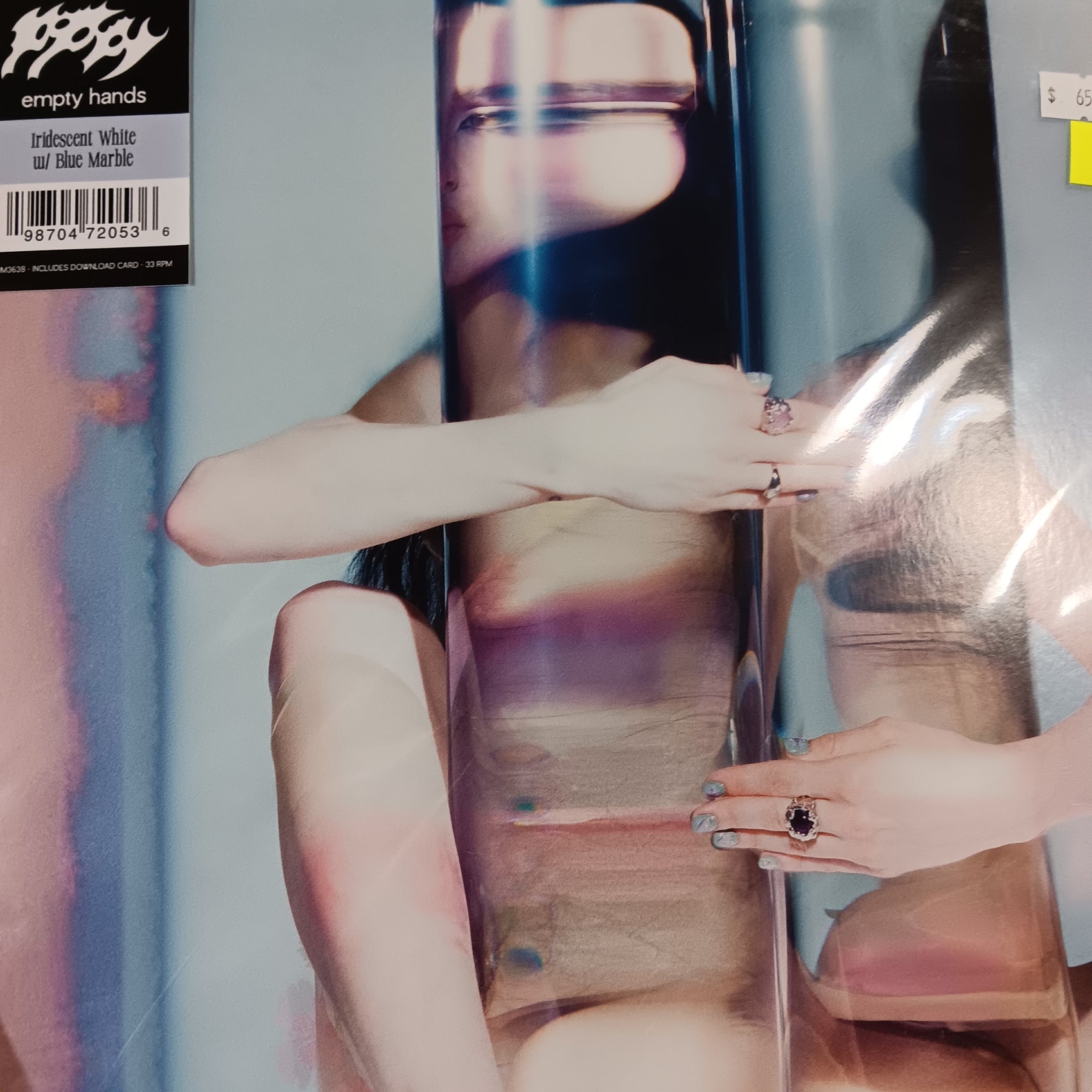 POPPY - EMPTY HANDS (WHITE AND BLUE MARBLE) VINYL