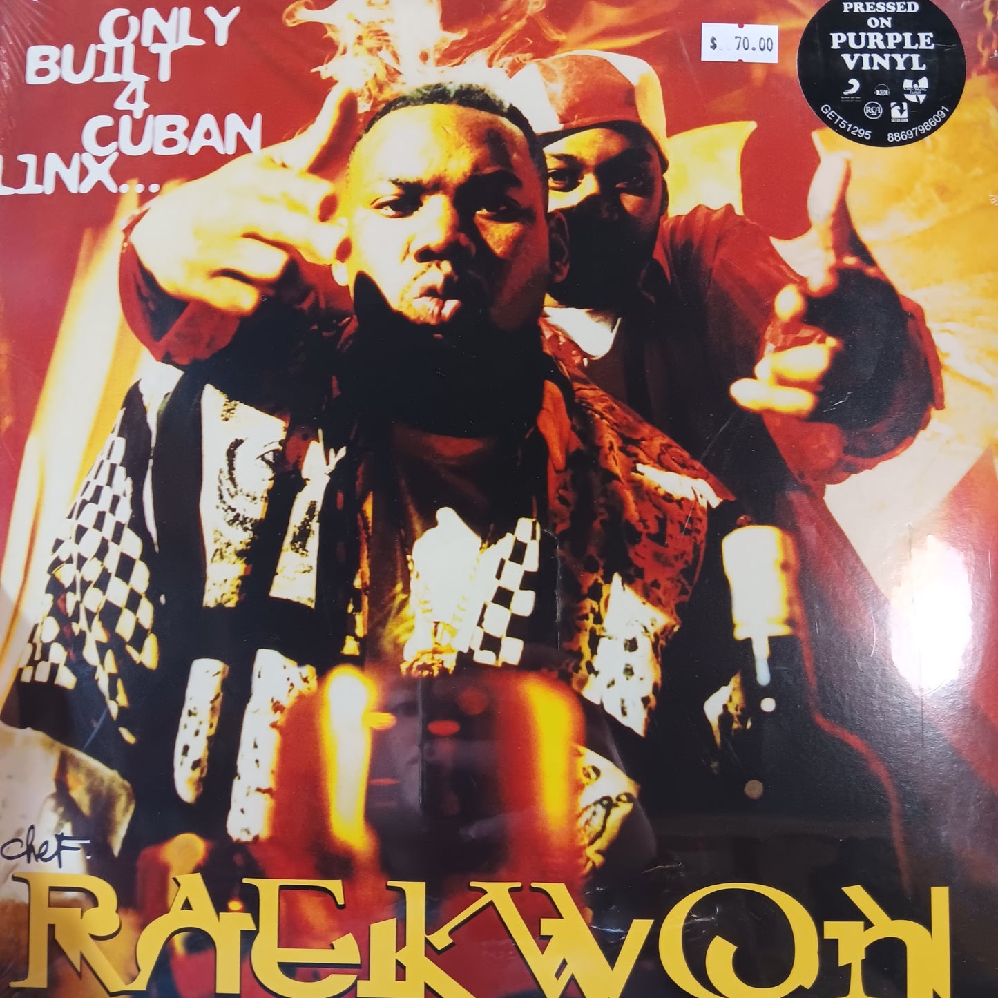 RAEKWON -  ONLY BUILT FOR CUBAN LINKS (PURPLE COLOURED) VINYL