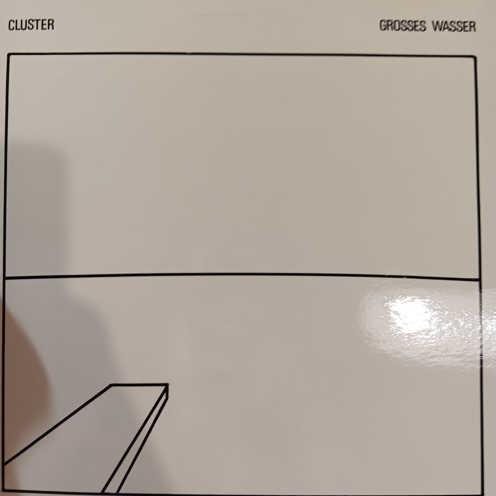 CLUSTER - GROSSES WASSER (USED VINYL 1979 GERMAN M-/EX+)