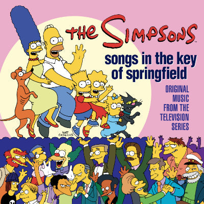 SIMPSONS - SONGS I THE KEY OF SPRINGFIELD (2LP) (PINK/YELLOW) VINYL