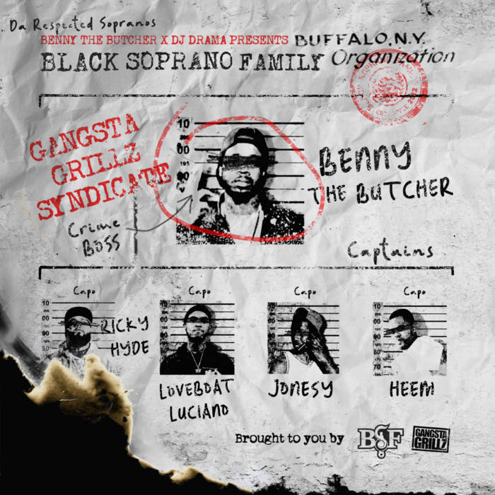 BENNY THE BUTCHER AND DJ DRAMA - THE RESPECTED SOPRANOS VINYL