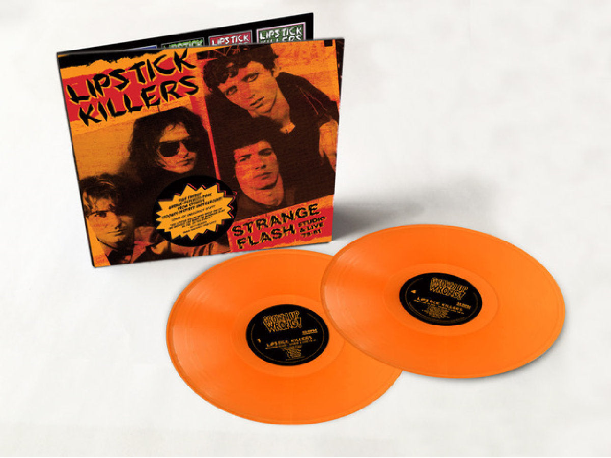 LIPSTICK KILLERS - STRANGE FLASH: STUDIO AND LIVE '78-81 (ORANGE COLOURED) (2LP) VINYL