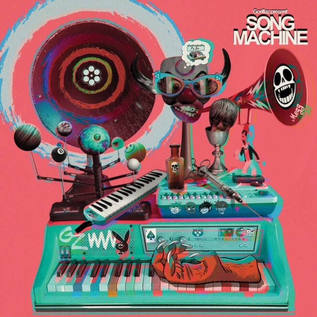 GORILLAZ - SONG MACHINE: SEASON ONE (DELUXE 2LP+CD) (USED VINYL 2020 EURO M-/M-)