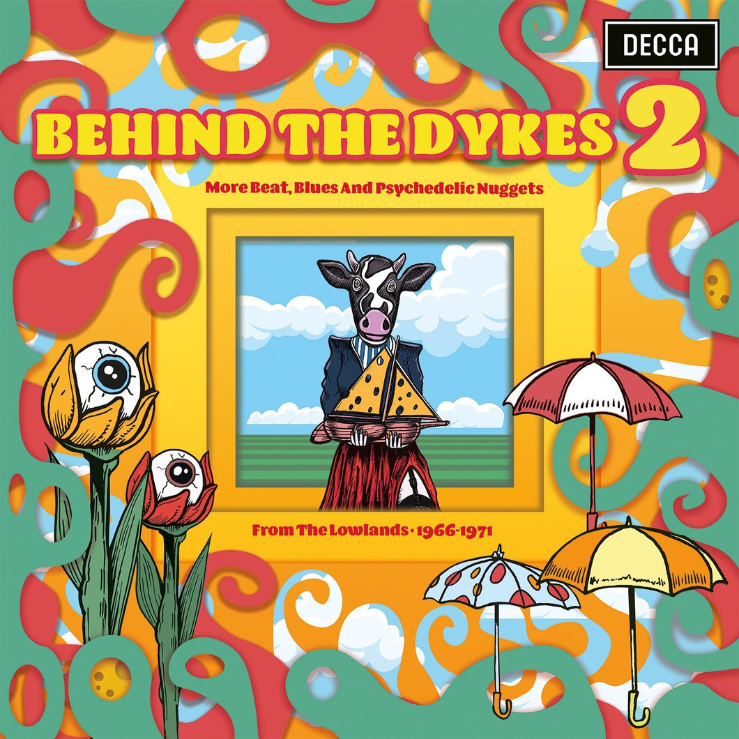 VARIOUS ARTISTS - BEHIND THE DYKES 2: MORE BEAT, BLUES AND PHYCADELIC NUGGETS (PINK AND GREEN COLOURED) (2LP) VINYL RSD 2021