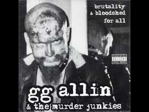 GG ALLIN AND THE MURDER JUNKIES - BRUTALITY AND BLOODSHED FOR ALL (COLOURED) VINYL