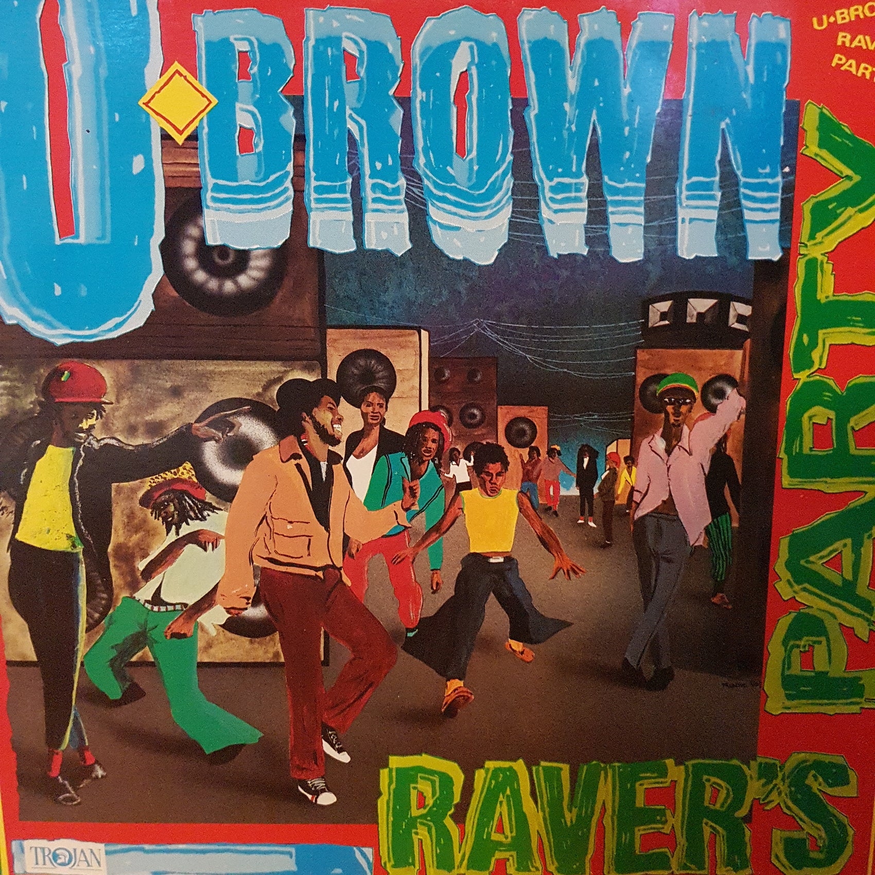 U BROWN - RAVER'S PARTY (USED VINYL 1982 UK M-/EX+)