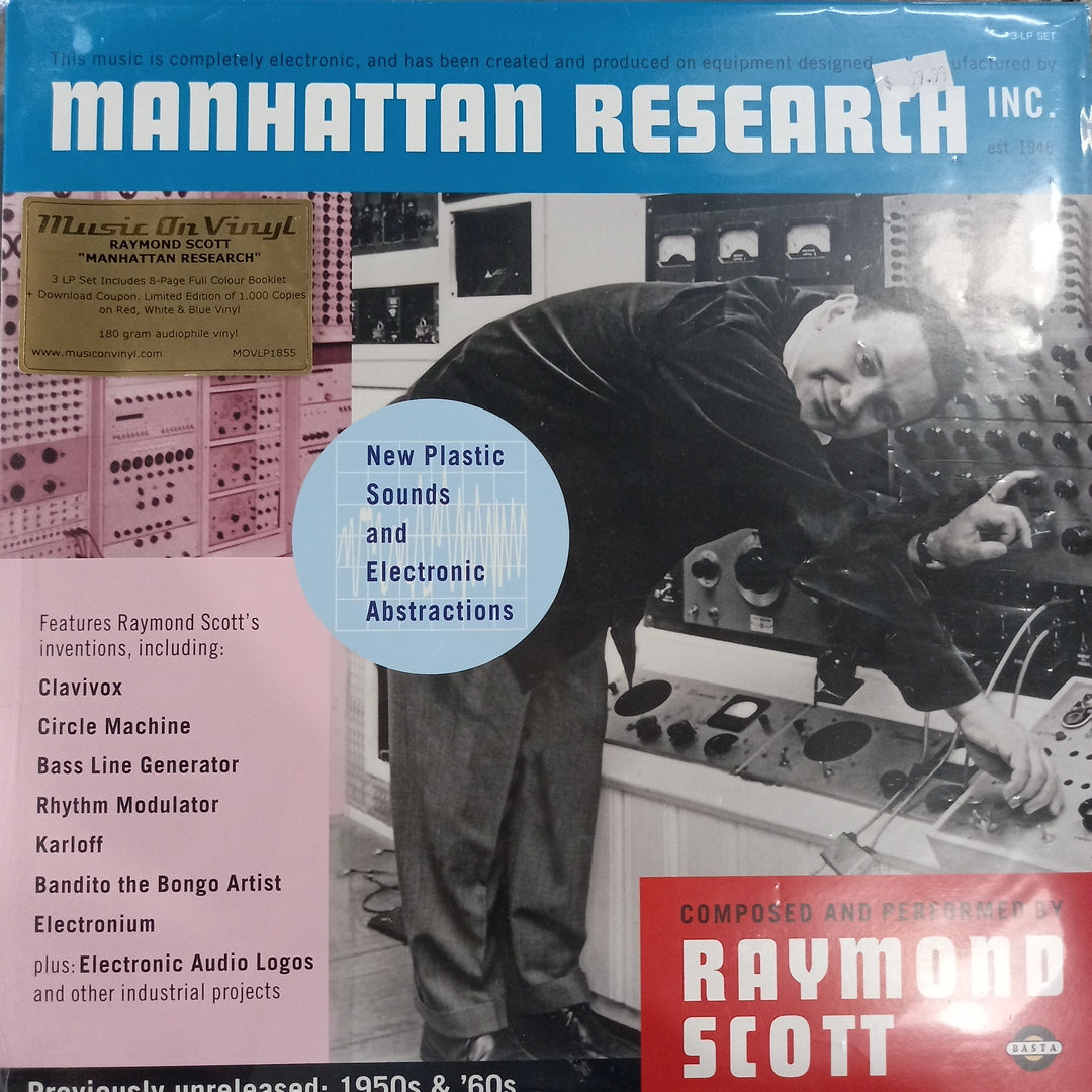 RAYMOND SCOTT - MANHATTAN RESEARCH INC. (3LP) VINYL