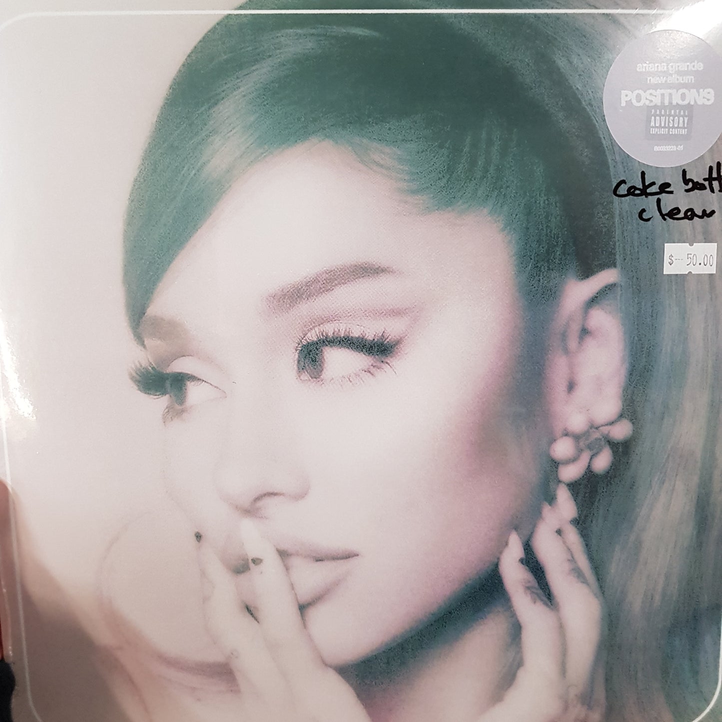 ARIANA GRANDE - POSITIONS (COKE BOTTLE CLEAR COLOURED) VINYL