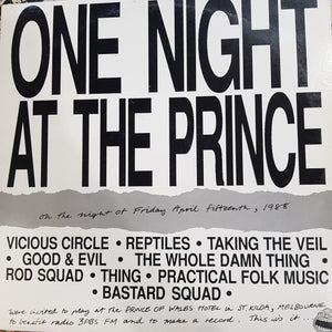 VARIOUS - ONE NIGHT AT THE PRINCE (USED VINYL 1988 AUS M-/EX+)
