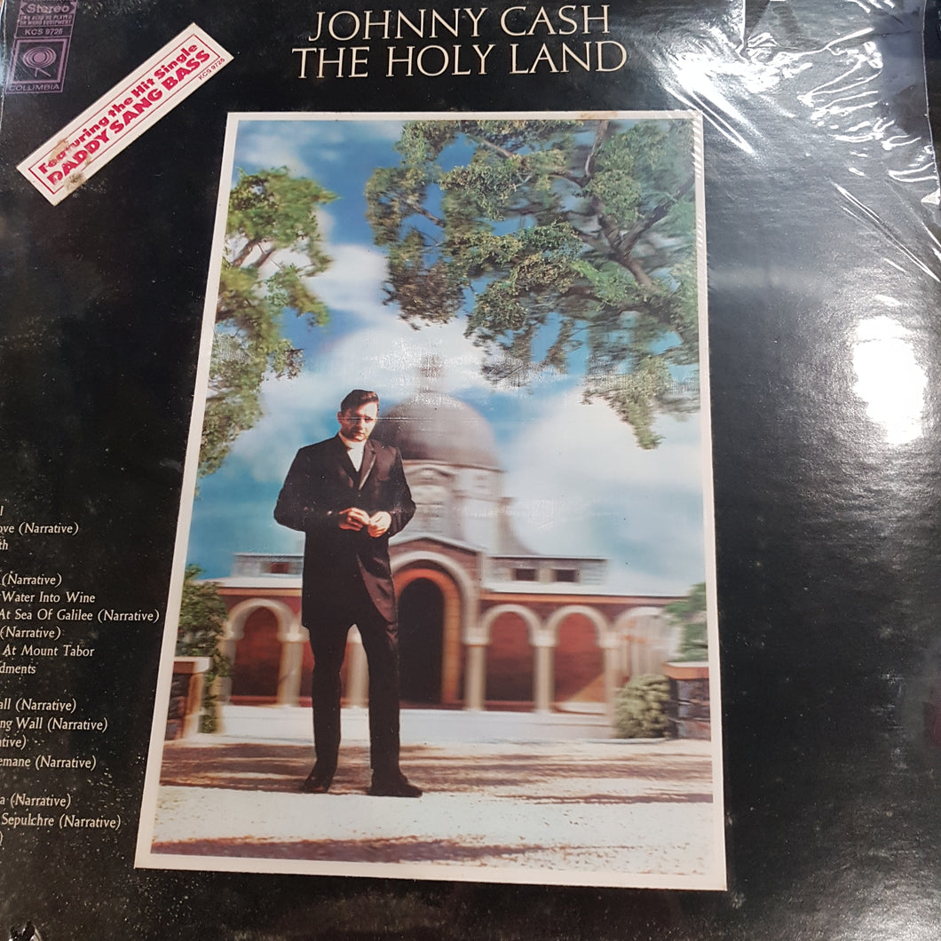 JOHNNY CASH - THE HOLY LAND (USED VINYL 1969 US STILL SEALED)