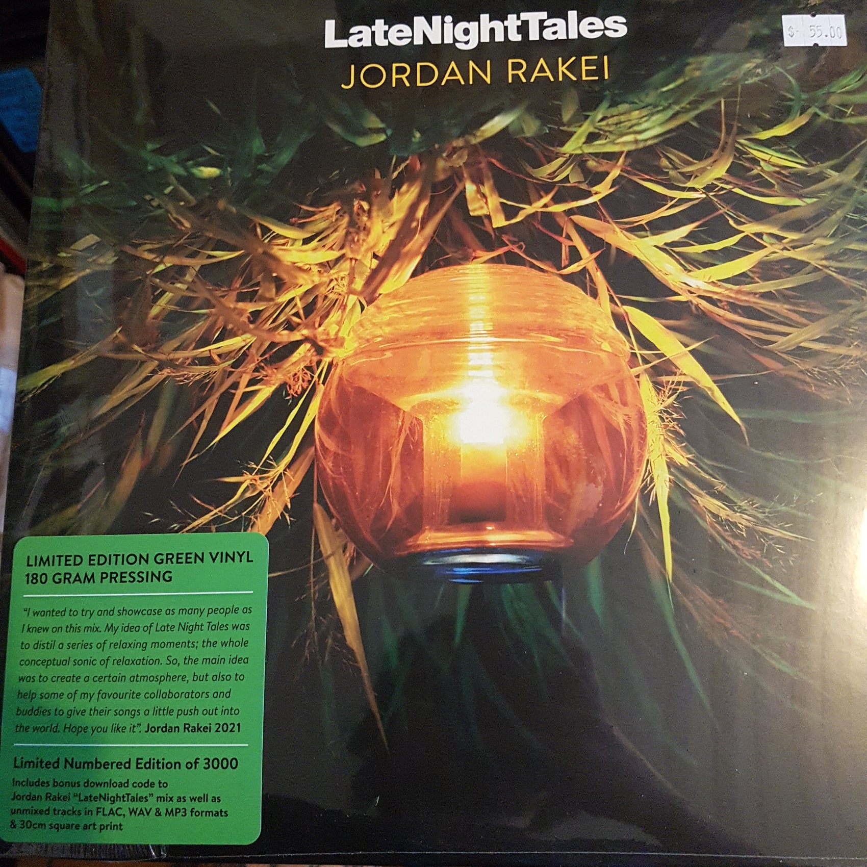 JORDAN RAKEI - LATENIGHTTALES (GREEN COLOURED) (2LP) VINYL
