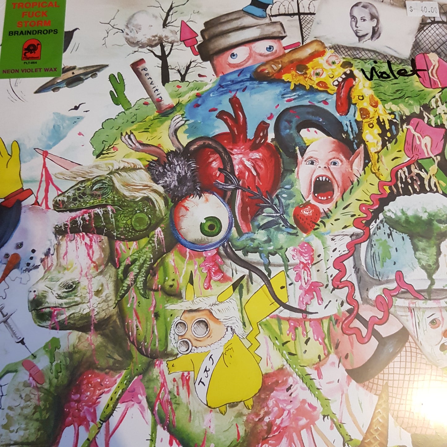 TROPICAL FUCK STORM - BRAINDROPS (NEON MAGENTA COLOURED) VINYL