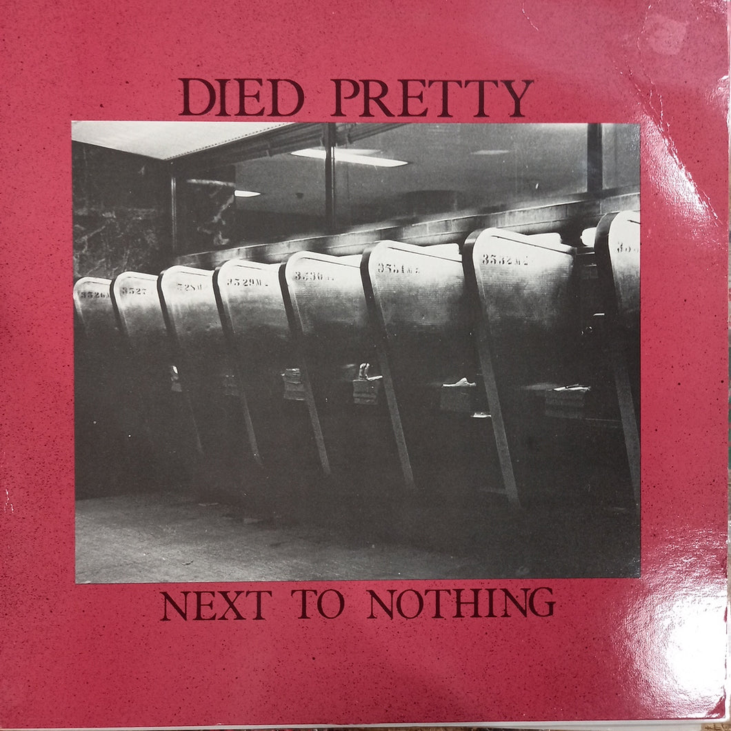 DIED PRETTY - NEXT TO NOTHING (USED VINYL 1985 AUS EX+/EX+)