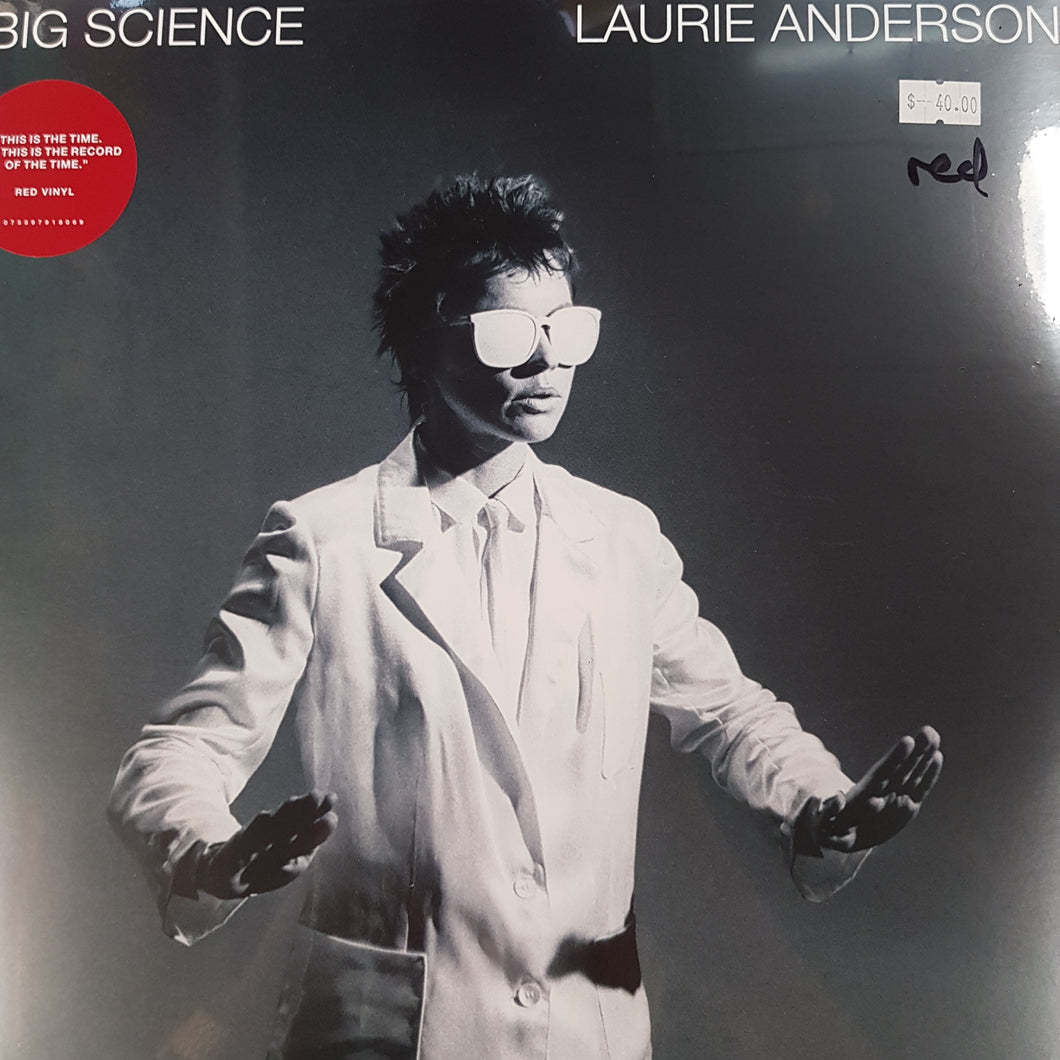 LAURIE ANDERSON - BIG SCIENCE (RED COLOURED) VINYL