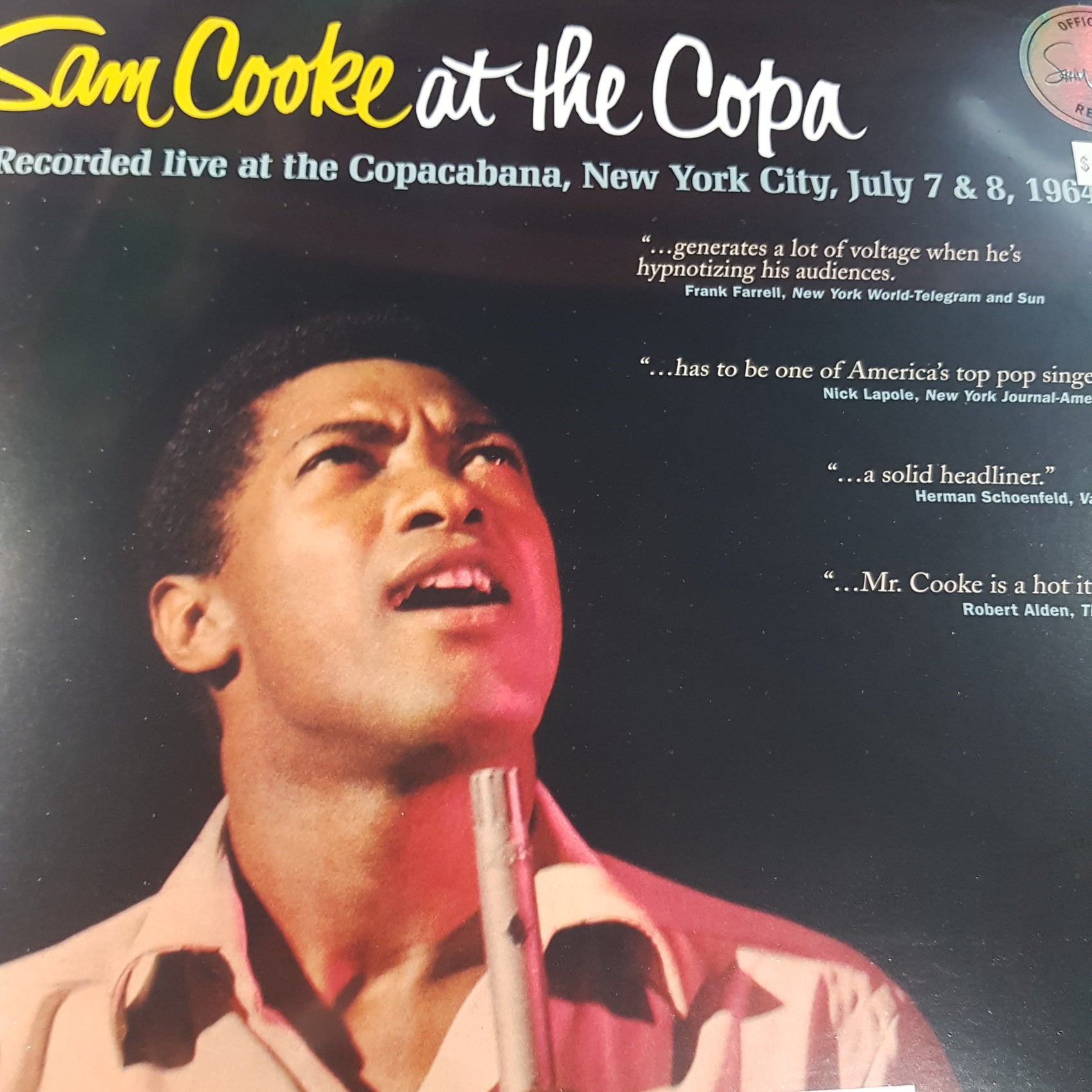 SAM COOKE - AT THE COPA VINYL
