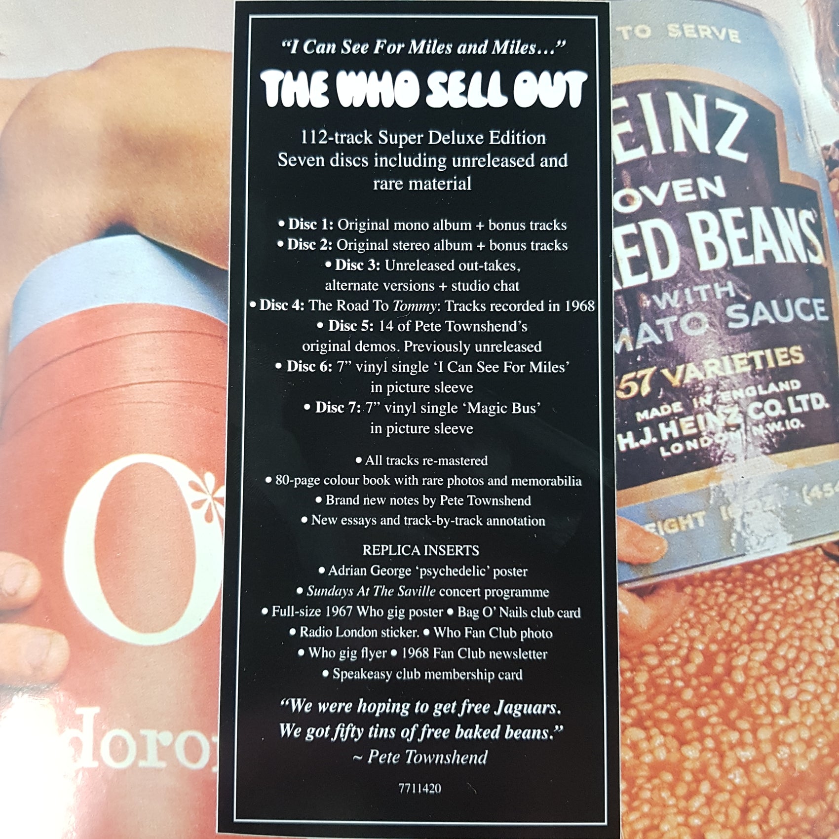 WHO - THE WHO SELL OUT (5CD/2x7") BOX SET