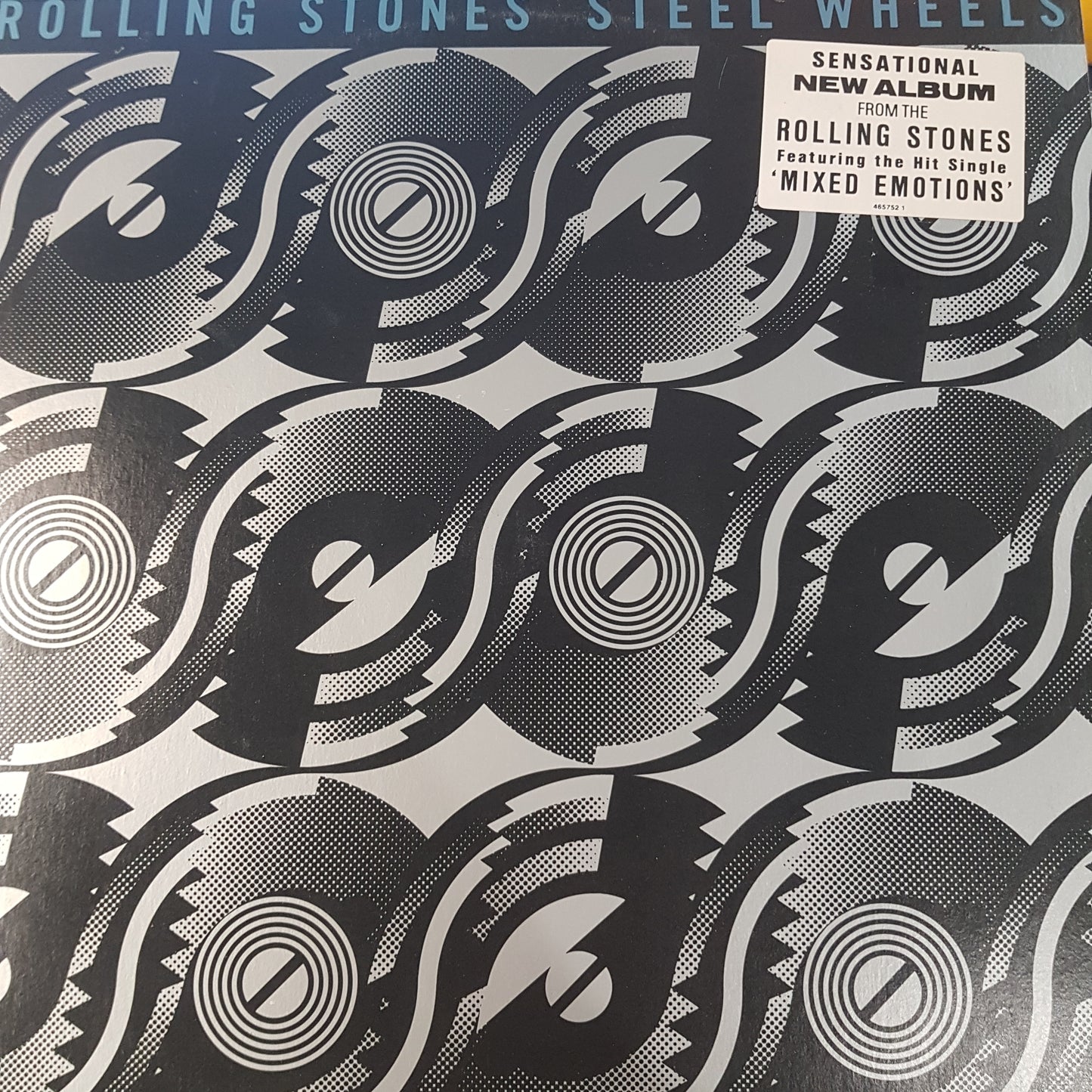 ROLLING STONES - STEEL WHEELS (USED VINYL 1989 AUS M-/M-)