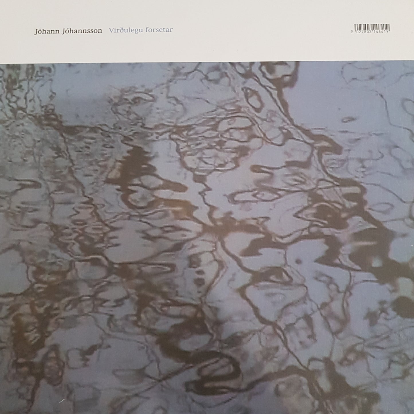 JÓHANN JOHANNSSON - VIROULEGU FORSETAR (2LP) (USED VINYL 2011 UK M-/M-)