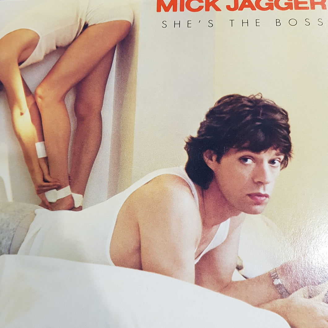 MICK JAGGER - SHE'S THE BOSS (USED VINYL 1985 AUS M-/EX+)
